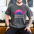 Secretly Bisexual Bi Introvert Bi Pride Antisocial LGBTQ Raglan Baseball Tee Men's Comfort Colors T-Shirt Pepper Secretly Bisexual Bi Introvert Bi Pride Antisocial LGBTQ Raglan Baseball Tee Men's Comfort Colors T-Shirt Pepper