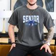 Senior 2026 Class Of 2026 Toile Coquette Bow Graduation 2026 Men's Comfort Colors T-Shirt Pepper