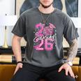 Senior 2026 Graduation Girls Coquette Pink Bow Class Of 2026 Premium Men's Comfort Colors T-Shirt Pepper