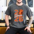 Senior Basketball Class Of 2026 Crew Basketball Graduation Men's Comfort Colors T-Shirt Pepper