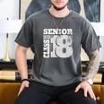 Senior Class Of 2018 T Shirt High School Graduation Men's Comfort Colors T-Shirt Pepper