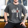 Senior Class Of 2024 Football Graduation Party Favors 2024 Men's Comfort Colors T-Shirt Pepper