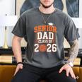 Senior Dad Class Of 2026 Graduate Basketball Graduation 2026 Men's Comfort Colors T-Shirt Pepper