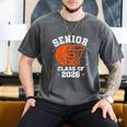 Senior Mom Class Of 2026 Basketball Graduation Men's Comfort Colors T-Shirt Pepper
