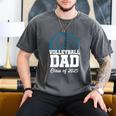 Senior Volleyball Dad Class Of 2025 Graduation Graduate Men's Comfort Colors T-Shirt Pepper