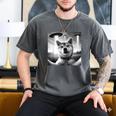Shiba Inu Dog Dad Mom Graphic Selfie UFOs Weird Aliens Men's Comfort Colors T-Shirt Pepper