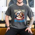 Shih Tzu Dad Like A Regular Dad But Cooler Dog Father's Day Men's Comfort Colors T-Shirt Pepper