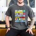 So Long 4th Grade Here I Come Graduation 5th Grade Kids Tee Premium Men's Comfort Colors T-Shirt Pepper