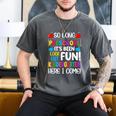 So Long Preschool Kindergarten Here I Come Graduation Men's Comfort Colors T-Shirt Pepper