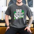Soccer Birthday Birthday Dad Boys Soccer Birthday Men's Comfort Colors T-Shirt Pepper