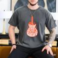 Social Introverts Hang Out With Guitars Musician Guitarist Men's Comfort Colors T-Shirt Pepper
