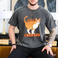 SOCIALLY AWKWARD FUNNY CAT ANTISOCIAL INTROVERT WEIRD Men's Comfort Colors T-Shirt Pepper