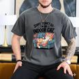 Sorry I Can’t Go I’m An Indoor Cat Couch Introvert Cat Men's Comfort Colors T-Shirt Pepper Sorry I Can’t Go I’m An Indoor Cat Couch Introvert Cat Men's Comfort Colors T-Shirt Pepper