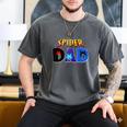 Spider Dad Shirt Birthday Fathers Day Halloween Costumes Pjs Men's Comfort Colors T-Shirt Pepper
