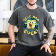 Spongebob Squarepants Father's Day Best Dad Ever Men's Comfort Colors T-Shirt Pepper