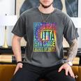 Straight Outta 5th Grade Class Of 2022 School Graduation Men's Comfort Colors T-Shirt Pepper