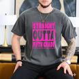 Straight Outta Fifth Grade Graduation Class Men's Comfort Colors T-Shirt Pepper