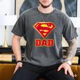 Superman Super Dad Men's Comfort Colors T-Shirt Pepper Superman Super Dad Men's Comfort Colors T-Shirt Pepper