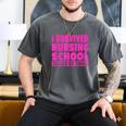 I Survived Nursing School Class Of 2018 Graduation Shirt Men's Comfort Colors T-Shirt Pepper
