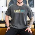 Swim Dad Like A Normal Dad But Cooler Shirt Swimer Dad Men's Comfort Colors T-Shirt Pepper