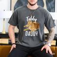 Tabby Daddy Cat Lover Saying Graphic Men's Comfort Colors T-Shirt Pepper