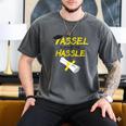 Tassel Worth The Hassle 2018 Graduation Quote Ylw Men's Comfort Colors T-Shirt Pepper