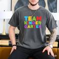 Team Kindergarten Shirt Teacher Back To School Graduation Men Women Girls Kids Men's Comfort Colors T-Shirt Pepper