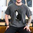 Tuxedo Cat Dad Cat Dad Tuxedo Cat Dad Men's Comfort Colors T-Shirt Pepper