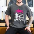 Two Degrees Hotter Graduation 2025 Diploma College Masters Men's Comfort Colors T-Shirt Pepper