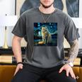 Van Gogh Starry Night Cat For Cat Lover Cat Mom And Cat Dad Men's Comfort Colors T-Shirt Pepper Van Gogh Starry Night Cat For Cat Lover Cat Mom And Cat Dad Men's Comfort Colors T-Shirt Pepper
