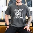 I Wear In Memory Of My Grandma Lung Cancer Awareness Men's Comfort Colors T-Shirt Pepper