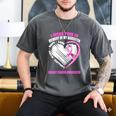 I Wear Pink In Memory Of Daughter Breast Cancer Awareness Men's Comfort Colors T-Shirt Pepper I Wear Pink In Memory Of Daughter Breast Cancer Awareness Men's Comfort Colors T-Shirt Pepper