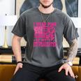 I Wear Pink In Memory Of My Stepdaughter Breast Cancer Men's Comfort Colors T-Shirt Pepper I Wear Pink In Memory Of My Stepdaughter Breast Cancer Men's Comfort Colors T-Shirt Pepper