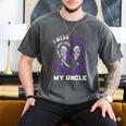 I Wear Purple In Memory Of Uncle Epilepsy Awareness Graphic Men's Comfort Colors T-Shirt Pepper I Wear Purple In Memory Of Uncle Epilepsy Awareness Graphic Men's Comfort Colors T-Shirt Pepper