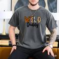 Wild Daddy Zoo Born Two Be Wild B-Day Safari Jungle Animal Men's Comfort Colors T-Shirt Pepper
