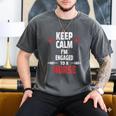 Xmas Nurse Graduation Keep Calm I'm Almost A Nurse Men's Comfort Colors T-Shirt Pepper