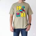 1981 Retro Raised In The 80s Old School Nostalgia Vibes Men's Comfort Colors T-Shirt Khaki 1981 Retro Raised In The 80s Old School Nostalgia Vibes Men's Comfort Colors T-Shirt Khaki