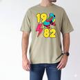 1982 Retro Raised In The 80s Old School Nostalgia Vibes Men's Comfort Colors T-Shirt Khaki
