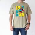1988 Retro Raised In The 80s Old School Nostalgia Vibes Men's Comfort Colors T-Shirt Khaki