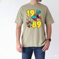 1989 Retro Raised In The 80s Old School Nostalgia Vibes Men's Comfort Colors T-Shirt Khaki 1989 Retro Raised In The 80s Old School Nostalgia Vibes Men's Comfort Colors T-Shirt Khaki