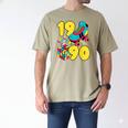 1990 Retro Raised In The 90s Old School Nostalgia Vibes Men's Comfort Colors T-Shirt Khaki