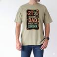 21st Birthday For Dad 21 Year Old Child Son Daughter Men's Comfort Colors T-Shirt Khaki 21st Birthday For Dad 21 Year Old Child Son Daughter Men's Comfort Colors T-Shirt Khaki