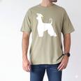 Afghan Hound Graduation Dog Graduate Men Women Kids Men's Comfort Colors T-Shirt Khaki