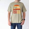 Aquascaping Aquarium Aint No Betta Fish Dad Betta Fish Men's Comfort Colors T-Shirt Khaki