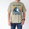 Beagle For Men Women Beagle Dog Mom Dad Beagle Men's Comfort Colors T-Shirt Khaki