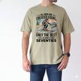 Only The Best Still Go Skiing In Their Seventies Men Dad Men's Comfort Colors T-Shirt Khaki