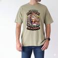 Book Lover Hedgehog Reading Books Introvert Bookworm Men's Comfort Colors T-Shirt Khaki Book Lover Hedgehog Reading Books Introvert Bookworm Men's Comfort Colors T-Shirt Khaki
