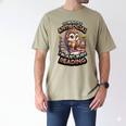 Book Lover Hedgehog Reading Books Introvert Bookworm Men's Comfort Colors T-Shirt Khaki Book Lover Hedgehog Reading Books Introvert Bookworm Men's Comfort Colors T-Shirt Khaki