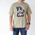 Border Collie Dog Lover Cute Anime School Graduation Men Women Kids Men's Comfort Colors T-Shirt Khaki