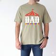 Circus Dad Of The Birthday Boy & Girl Carnival Family Outfit Men's Comfort Colors T-Shirt Khaki